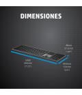 Teclado Inalámbrico HP 975 Dual/ Negro