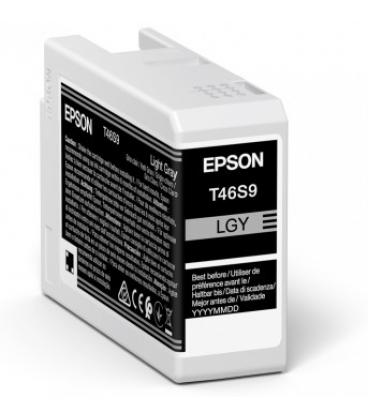 Cartucho Tinta Epson Singlepack Light Gris T46S9 Ultrachrome Pro 10 Ink 25Ml Sc-P700