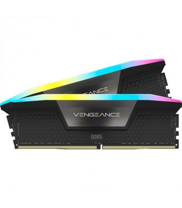 Memoria ram ddr5 32gb kit 2x16 corsair vengeance rgb 6000 mhz cl36 optimizado amd