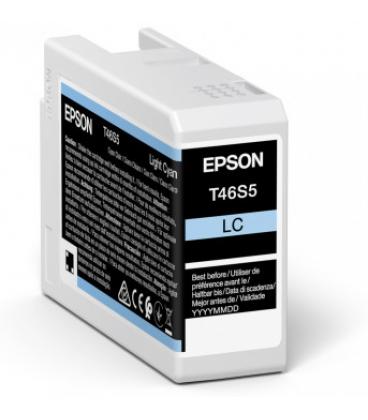 Cartucho Tinta Epson Singlepack Light Cyan T46S5 Ultrachrome Pro 10 Ink 25Ml Sc-P700