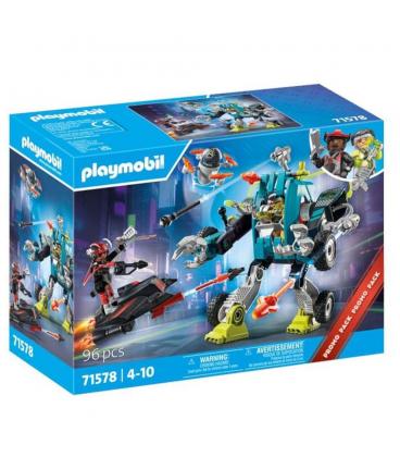 Playmobil robot vs planeador