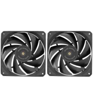 Pack 2 ventiladores mars gaming mf-nclx2/ 12cm