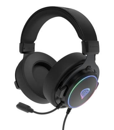 AURICULARES GAMING GENESIS 7.1 USB NEON 764 RGB NEGRO