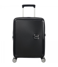 Maleta de cabina american tourister soundbox spinner 55cm/ 55x40x20cm/ 4 ruedas/ negro bass