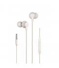 Auriculares intrauditivos daewoo dw2014/ con micrófono/ jack 3.5/ blancos