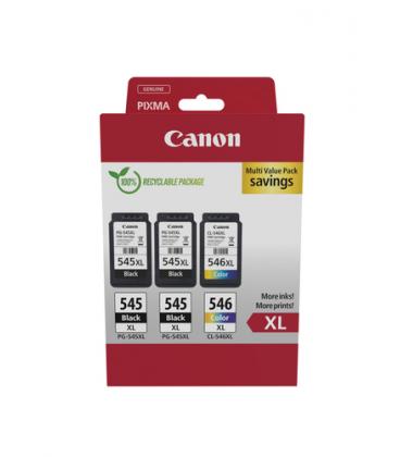 Cartucho de Tinta Original Canon PG-545XL + CL-546XL Multipack Alta Capacidad/ 2x Negro/ Tricolor