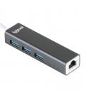 Iggual hub tipo c 3 puertos usb 3.0 + rj45 gigabit