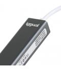 Iggual hub tipo c 3 puertos usb 3.0 + rj45 gigabit