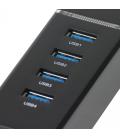 Iggual hub usb-a 3.0 x 4 puertos hub-a-4p