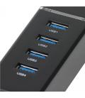 Iggual hub usb 3.0 tipo c x 4 puertos hub-c-4p