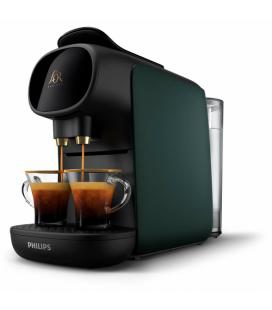 Cafetera de Cápsulas Philips L'Or Barista Sublime LM 9012/90/ Compatible cápsulas Nespresso y L'OR/ Verde y Gris