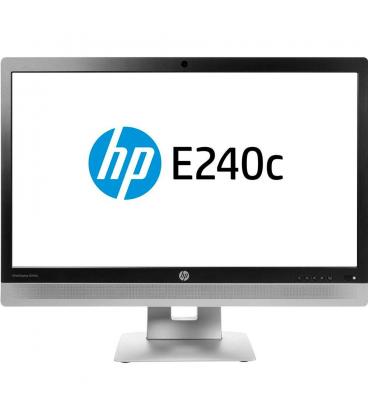 Monitor reacondicionado led hp e240c 23.8pulgadas fullhd - multimedia - webcam - hdmi - vga - dp - negro - plata