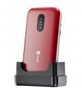 Telefono movil doro 2820 red - white 4g