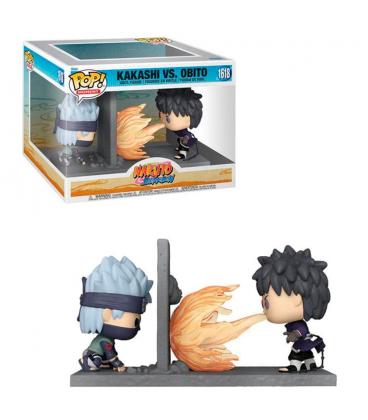 Funko pop moment! naruto shippuden kakashi vs obito uchiha 80256