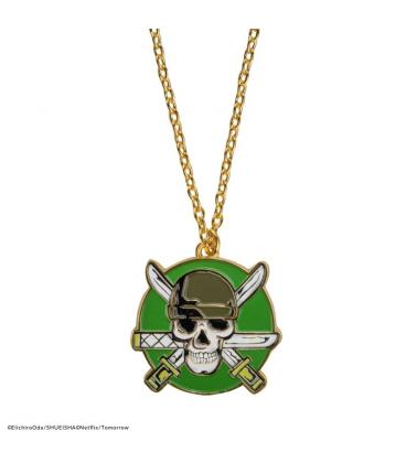 Collar cinereplicas one piece roronoa zoro logo