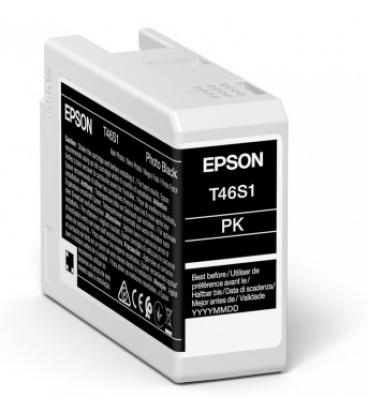 Cartucho Tinta Epson Photo Negro T46S1 Ultrachrome Pro 10 Ink 25Ml Sc-P700