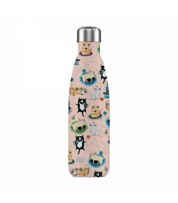 Botella isotermica enesco crazy cats