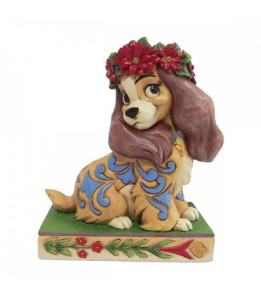 Figura enesco disney la dama y el vagabundo reina