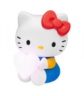 Lámpara 3d paladone hello kitty con corazón 16 cm