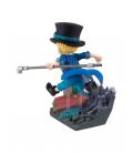 Figura megahouse gem series one piece sabo run! run!