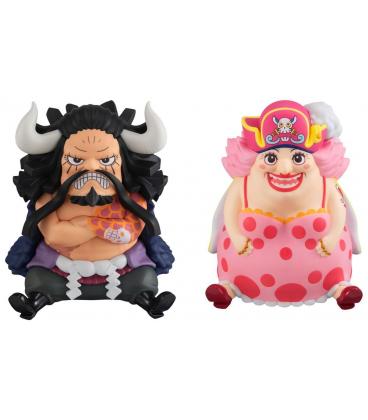 Set figuras megahouse lookup one piece kaido the beast & big mom