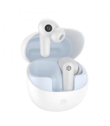 Auriculares qcharx sound auricular tws bluetooth 5.3 blanco