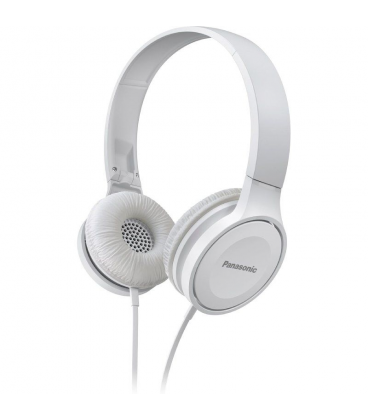 Auriculares panasonic rp-hf100me/ con micrófono/ jack 3.5/ blancos