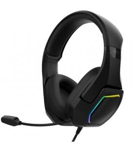 Auriculares gaming con micrófono krom kopa 7.1/ usb 2.0/ negros