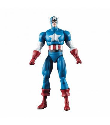 Figura diamond collection marvelselect re - ruin capitan america clasico 18cm