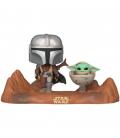 Funko pop star wars the mandalorian the mandalorian & baby yoda