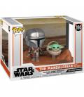 Funko pop star wars the mandalorian the mandalorian & baby yoda