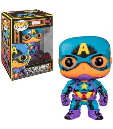 Funko pop marvel black light capitan america multicolor 48845