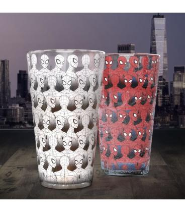 Vaso con cambio de color paladone spider - man 400 ml