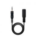 Nanocable 10.24.0205 cable de audio 5 m 3,5mm Negro