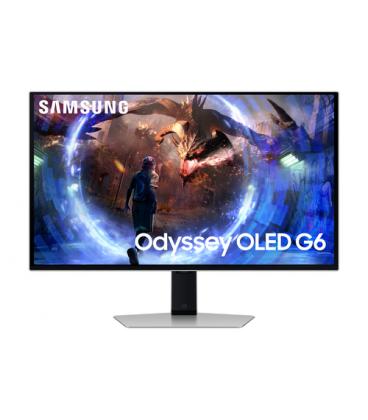 Monitor Gaming Samsung G6 Odyssey OLED S27DG600SU 27"/ QHD/ 0.03ms/ 360Hz/ Regulable en Altura/ Plata