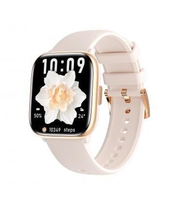 Reloj smartwatch myphone pastel gold cream