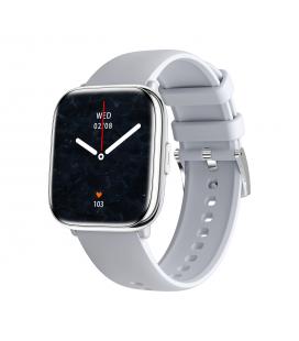 Reloj smartwatch myphone pastel silver gray