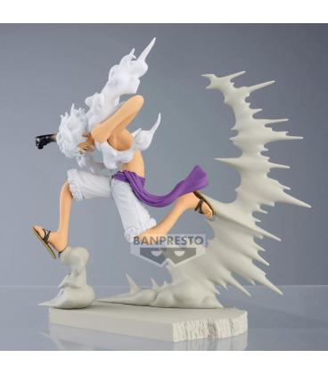 Figura banpresto one piece senkozekkei monkey d luffy gear 5 7cm