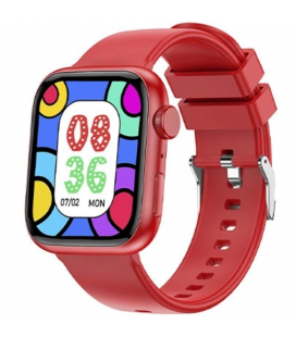 Smartwatch forever igo watch 3 jw-500/ notificaciones/ frecuencia cardíaca/ rojo