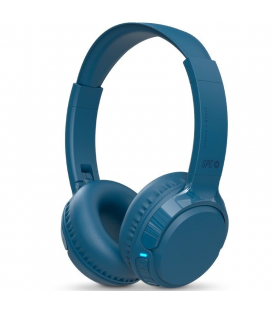 Auriculares inalámbricos spc heron 2 studio/ con micrófono/ bluetooth/ azules