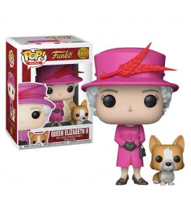 Funko pop personaje historico reina elizabeth ii con perro