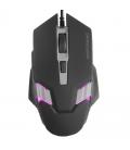 Ratón gaming mars gaming mm024/ hasta 4000 dpi/ negro