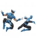 Pack 2 figuras hasbro marvel legends series los 4 fantasticos wolverine & spider - man