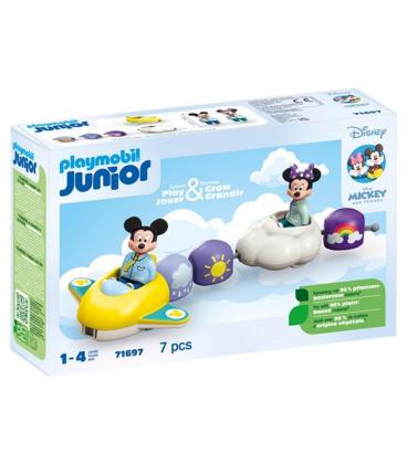 Playmobil junior disney: mickey y minnie tren nube