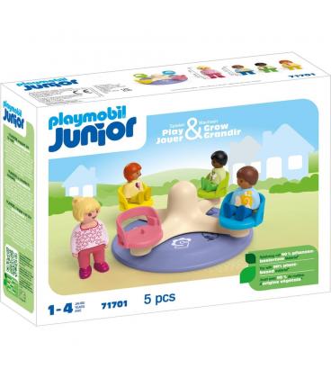 Playmobil junior carrusel con figuras