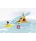 Playmobil junior aqua: isla de baño con tobogán