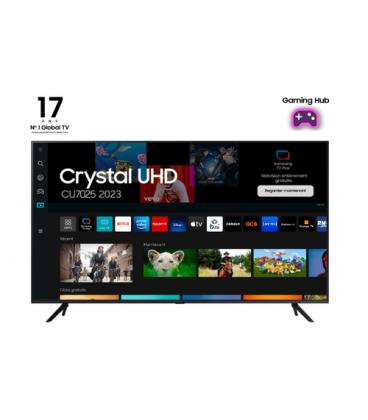 TV Samsung 43 LED Crystal 4K UHD Tu43Cu7025 Smart TV