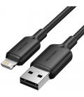 Cable usb 2.0 lightning vention lambh/ usb macho - lightning macho/ 480mbps/ 2m/ negro