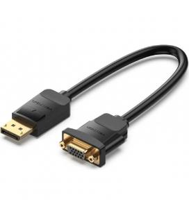 Conversor vention hbsbb/ displayport macho - vga hembra/ 15cm/ negro