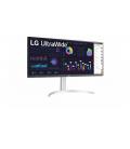 Monitor Profesional Ultrapanorámico LG UltraWide 34WQ650-W 34"/ WFHD/ Multimedia/ Regulable en Altura/ Plata y Blanco